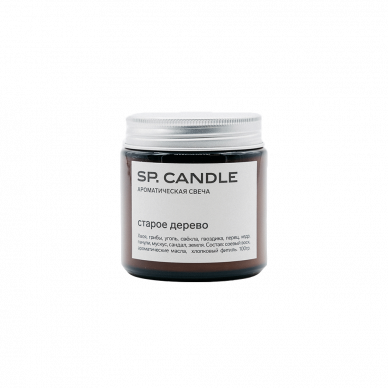 Ароматическая свеча "Старое дерево" SPCandle