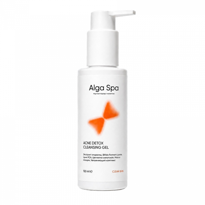 Гель для умывания для жирной и проблемной кожи на основе живой суспензии микроводоросли Alga Spa