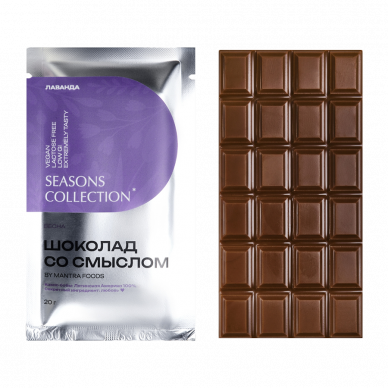 Шоколад со смыслом "Лаванда" Mantra Foods